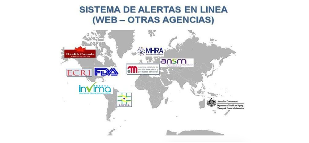Sistema de alertas en línea (web - otras agencias)